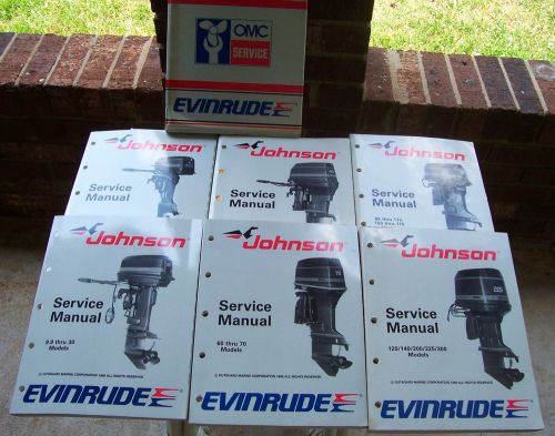 Evinrude shop manuals ( 7 ) and shop case