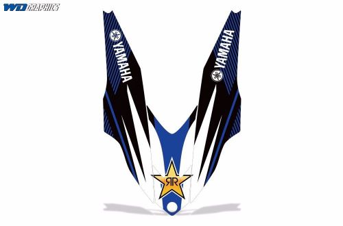 Nose hood decal wrap yamaha apex graphic rtx gt part sled snowmobile 14-16 rs