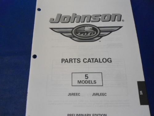 1998  johnson parts catalog , 5 models