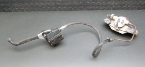 Polaris classic 1994 brake cylinder master and caliper