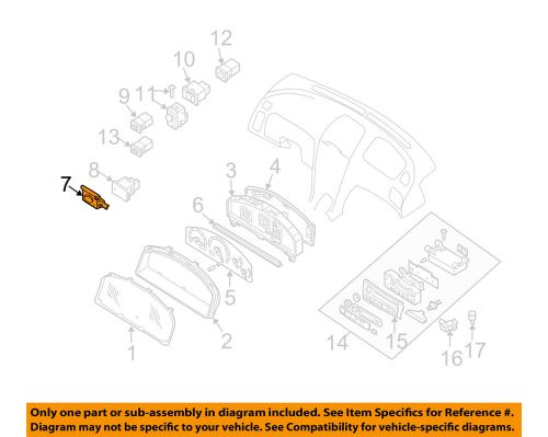 Infiniti nissan oem 02-04 i35-clock 258105y711