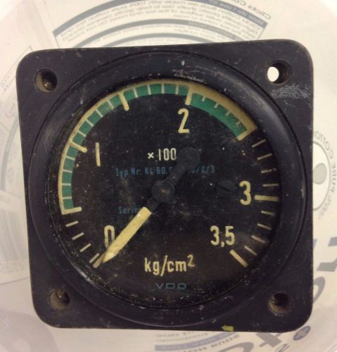 Vdo tachometer aircraft / helicopter instrument gauge