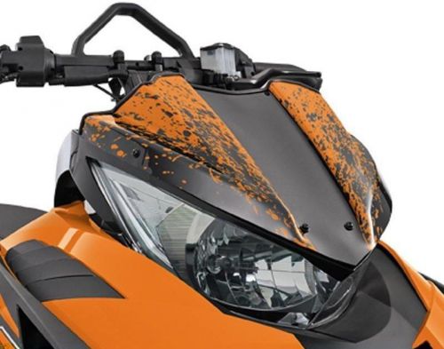 Arctic cat / 2012-2016 zr f xf m / low flyscreen / orange splatter / 5639-793