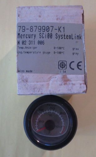 Mercury sc100 systemlink engine temperature gauge 79-879907-k1 marine boat new