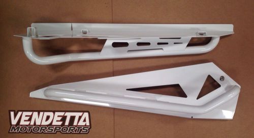 2016 2015 2014 polaris rzr xp 1000 &amp; turbo rockers with tube in white