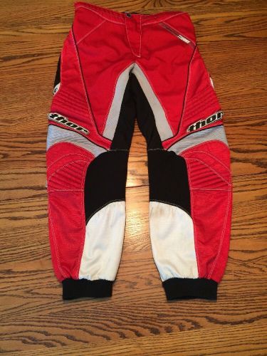Thor men's dirtbike motocross riding pants size 36 guc