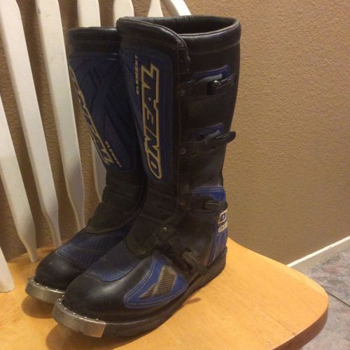 Oneal motorcycle boots adult 10 black/blue element