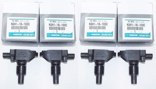Jdm oem mazda rx8 rx-8 se3p 13b rotary ignition coil packs x4 revision c japan