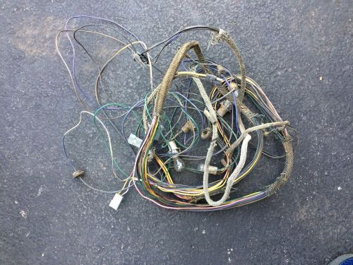 67 68 barracuda oem convertible rear tail light  wire harness  uncut