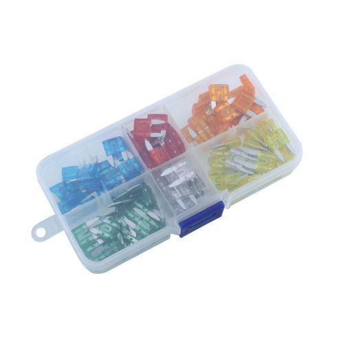 120pcs set mini blade fuse assortment car 5a 10a 15a 20a 25a 30a assorted