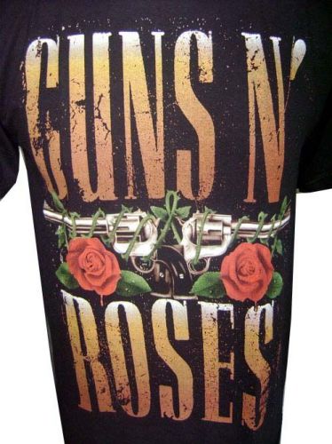 New rock band music guns n' rose heavy metal rare biker punk t-shirt mens sz m