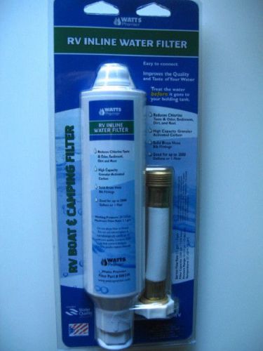 New watts flow pur pil-rv water filter &amp; hose replacement boat rv camper trailer