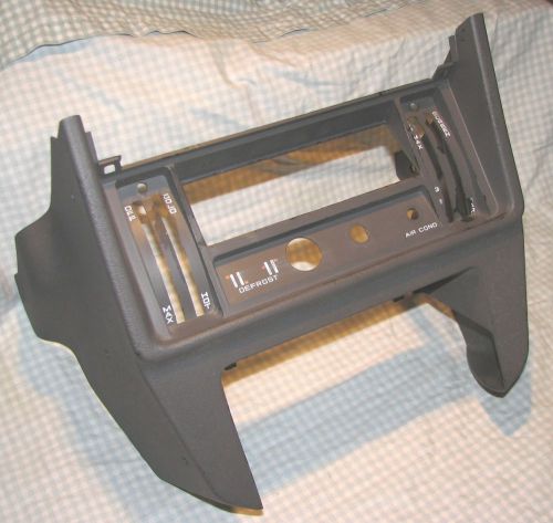 Triumph tr-7 plastic center radio console