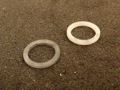 81 yamaha srx440 flip-up headlight plastic washers (set of 2) / oem bushing bush