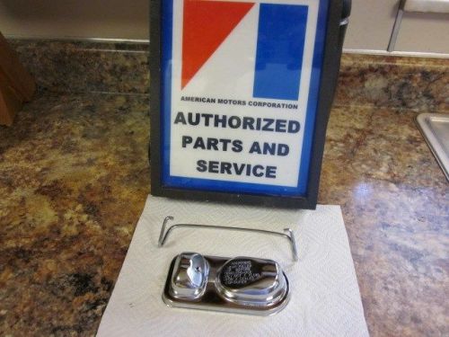 68-78 amc,amx&amp;javelin,rebel,gremlin, chrome master cover&amp; clamp,new ,show