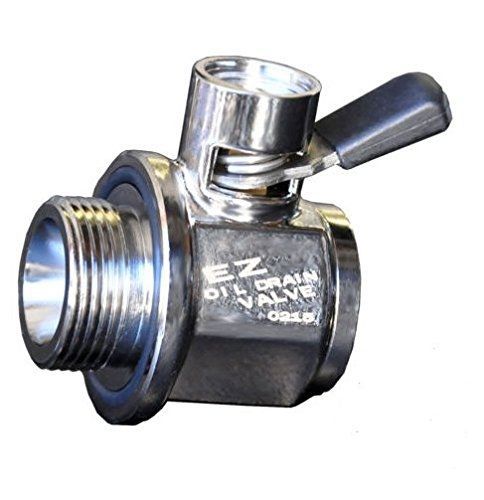 Ez oil drain valve ez (ez-203) silver 1&#034;-18 unf thread size oil drain valve