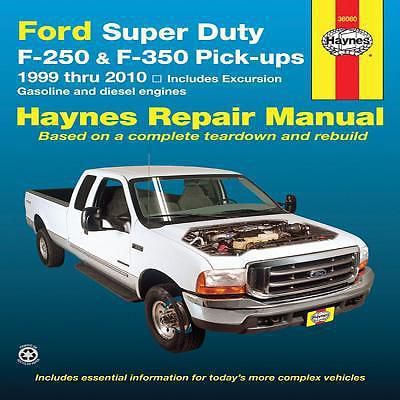 Ford super duty f-250 &amp; f-350 pick-ups 1999 thru 2000 haynes repair manuel