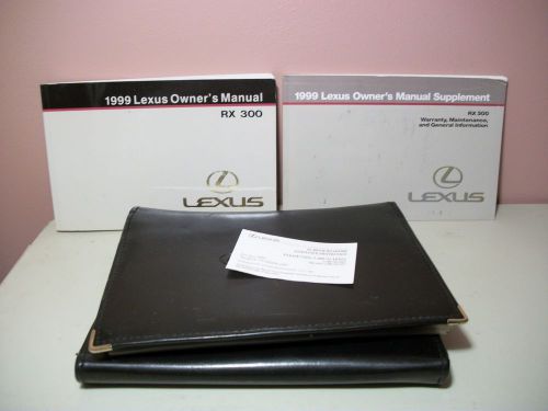1999 lexus rx 300 owner&#039;s manual