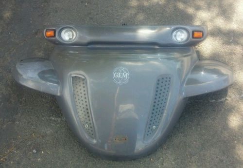 Chrysler gem grey front body cowl lights golf cart