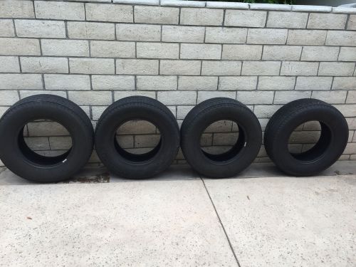 Used, set of 4 michelin 265/70r17