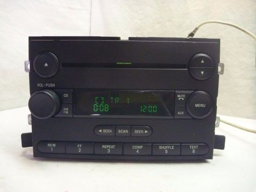 05 06 ford five hundred factory radio cd player 6f9t-18c869-bb s1564