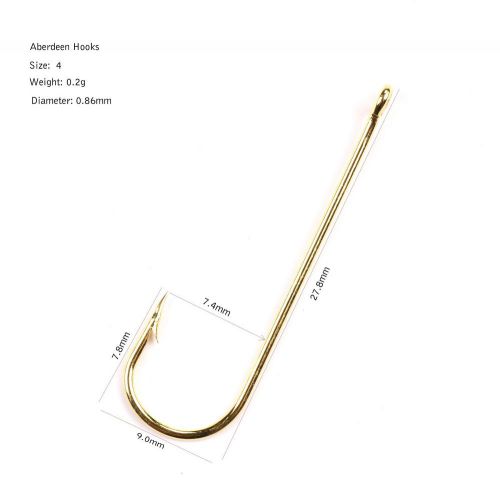 50p mizugiwa thorn long shank aberdeen fishing hooks living baits hook panfish 4