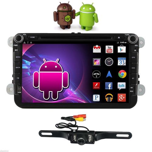 8'' android 4.4 car dvd player radio multimedia system for vw caddy passat golf