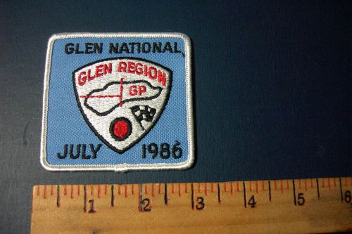 Watkins glen raceway vintage 1986  embroidered patch