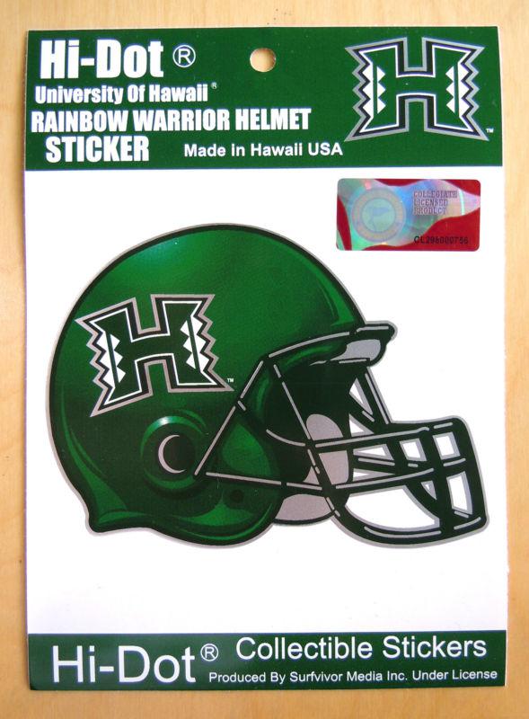 University of hawaii warrior helmet