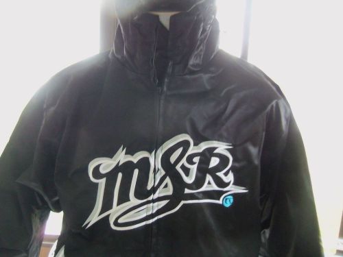 Msr rebound jacket black x-large nylon water repellent hoodie style