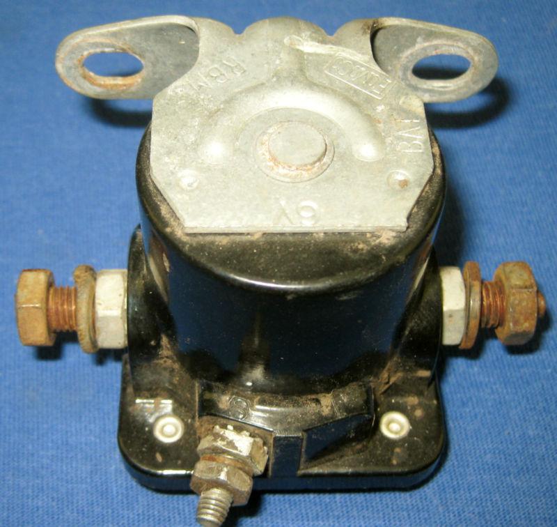 Vintage starter solenoid 6v fomoco tested & works original
