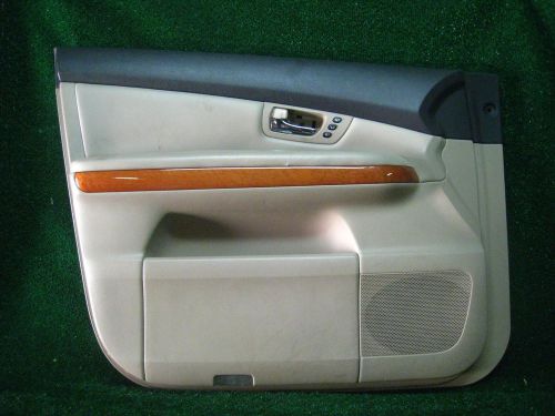 2008 lexus rx400h driver door panel skin trim cover tan