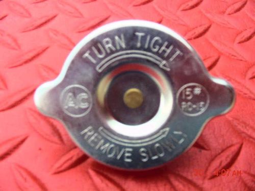 Radiator cap correct rc-15 reproduction 1957 - 72 original gm part# 3886273 w853
