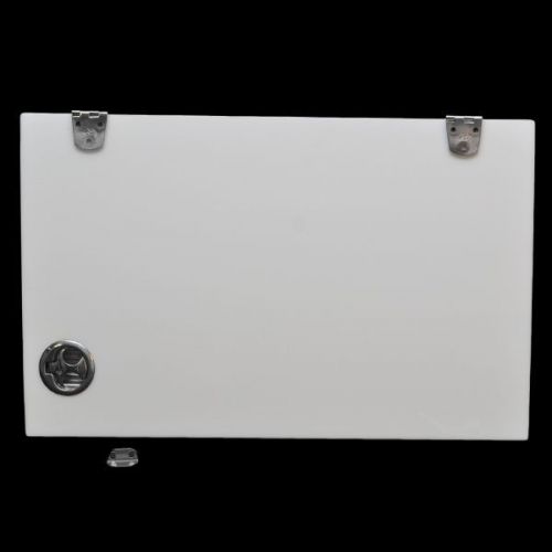 Wellcraft 060-1953 white 13 3/4 x 21 in acrylic boat hatch storage box door