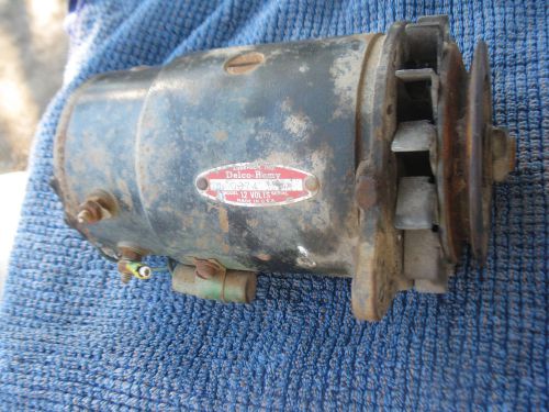 Delco remy generator 1100374 1f31 12v dc for parts or repair