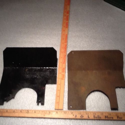 1928-31 model a ford, pair of tranny hole floor covers, as removed from car!