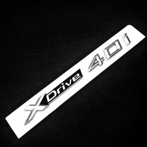 New genuine door chrome badge emblem xdrive 40i fit bmw x1 x3 x4 x5 x6 e70e71