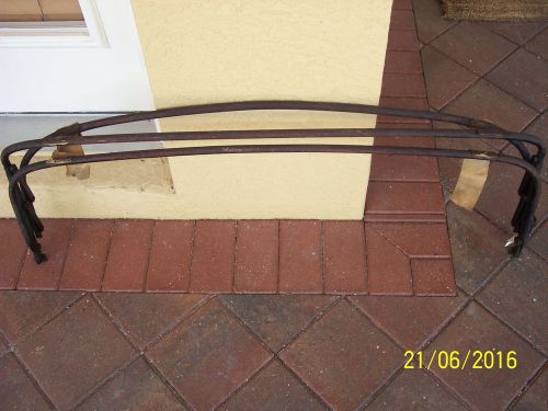 Triumph tr2-4 soft top frame, original, used, solid metal, lh/rh brackets