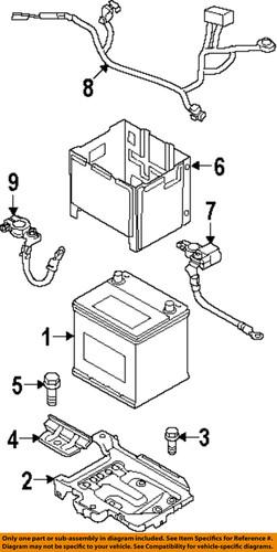 Kia oem 371121m600 battery-insulator