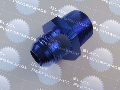12an an12 male to 3/4" npt straight  aluminum fuel fitting adapter