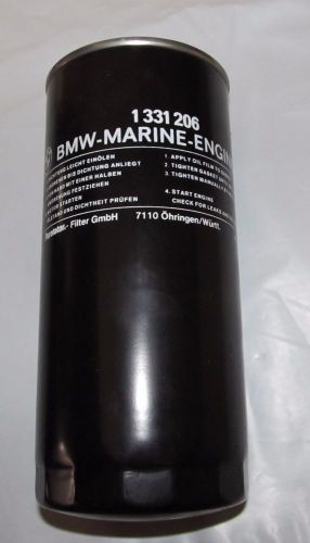 New oem genuine bmw quicksilver marine boat oil filter 1722 1331206 35-801331206