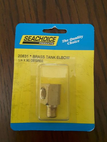 Z311 new seachoice brass tank elbow 1/4 x 90 degree 20831