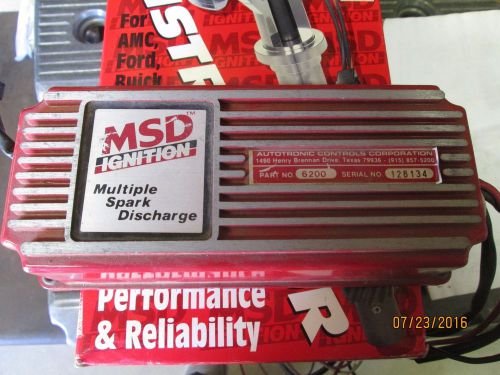 Msd 6200 ignition box 6a works great chevy hemi dodge blower mallory holley