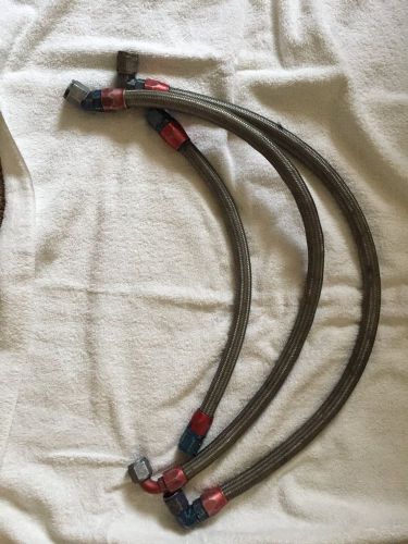 Sprint car dry sump oil lines earls aeroquip