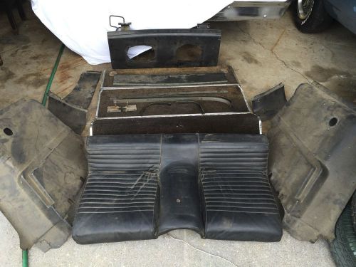 Used original 67-68 ford mustang fastback fold down seat / trim / panels c7zb