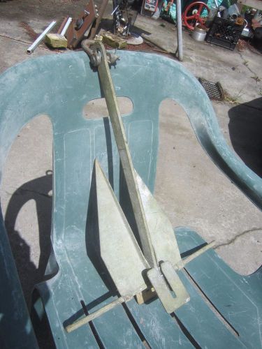 Vintage danforth mark vii boat anchor  20 x 15"  quality heavy galvanized