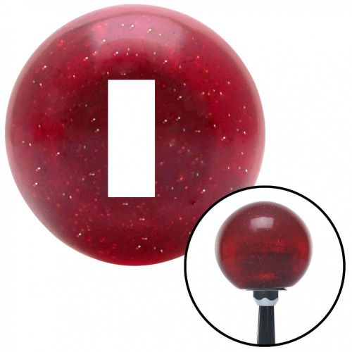 White officer 01 and 02 red metal flake shift knob with 16mm x 1.5 insert dirt