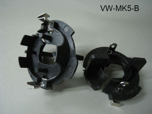 2 x type-b vw hid conversion adapter holder h7 jetta golf v gti mk5 #ca2