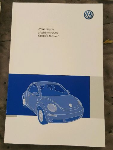 2009 volkwagen new beetle owner&#039;s manual