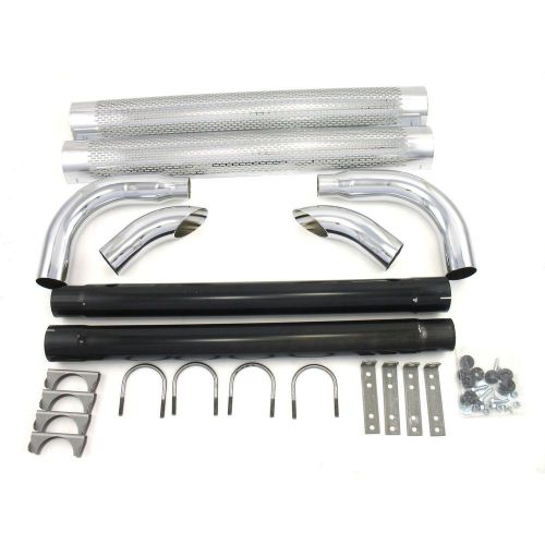 Patriot exhaust h1080 80" chrome side exhaust